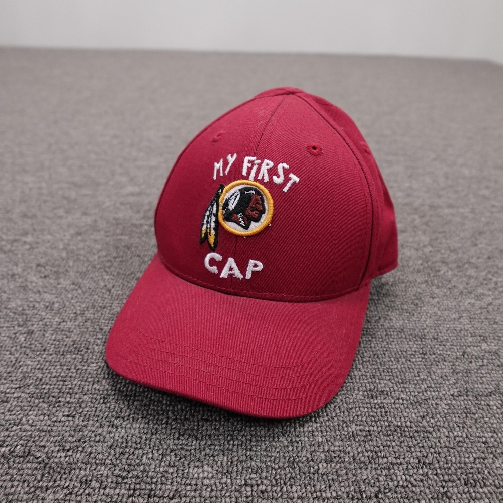 NFL Team Apparel Hat Cap Boys Infant One Size Red NFL Football My First Cap